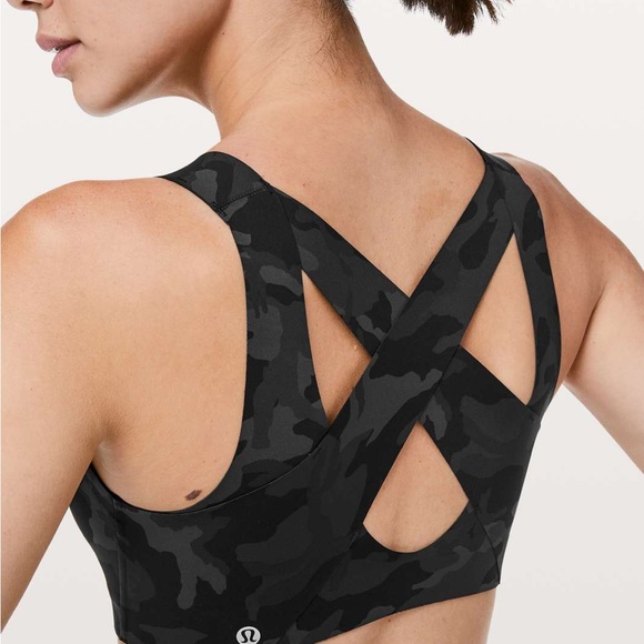 Lululemon Energy Bra – Black Camo, Medium Support - Picture 3 of 7